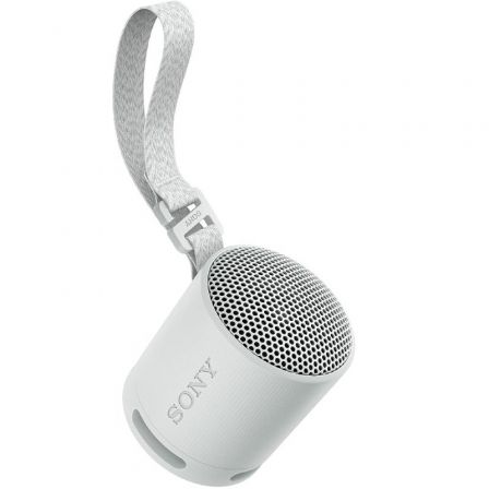 Sony Altavoz Portátil Bluetooth SRS-XB100 Extra Bass Gris Claro, IP67 Resistente Agua y Polvo, Batería 16h, Sonido Potente